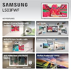 SAMSUNG 75-Inch Class The Frame Pro LS03FW 4K Neo