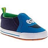 Sesame Street Infant Shoes Cookie Monster, Elmo & Abby First Walker Sneakers Canvas Shoes for Baby Boys and Girls (Size 2-4 Infant)