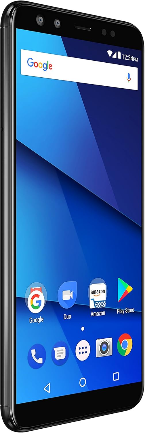 BLU VIVO X – 6.0” HD+18:9 Display Smartphone with Dual Front and Rear Cameras –Black
