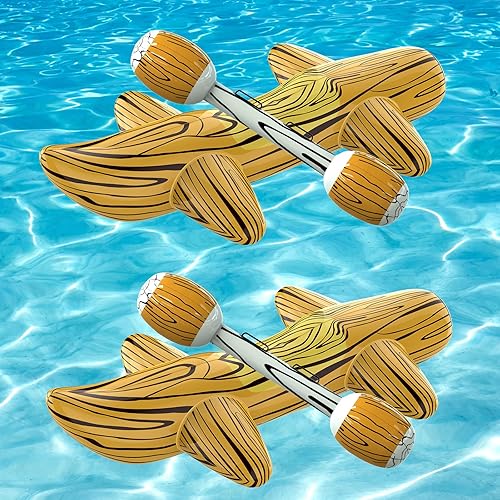 2025 New Version Patented] 4Pcs Pool Floats Inflatable Raft Pool