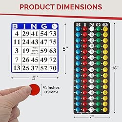 MR CHIPS 11" (Inch) Tall Professional Bingo Set