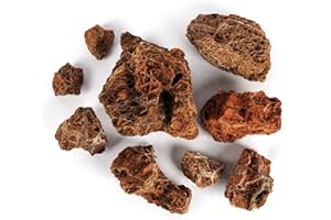 LANDEN Maple Leaves Stone Natural Rocks (18lbs, 3~9 inches,9pcs) for Aquarium, Paludarium, Terrariums, Decorative of Forest Creeks, lakesides, and Streams