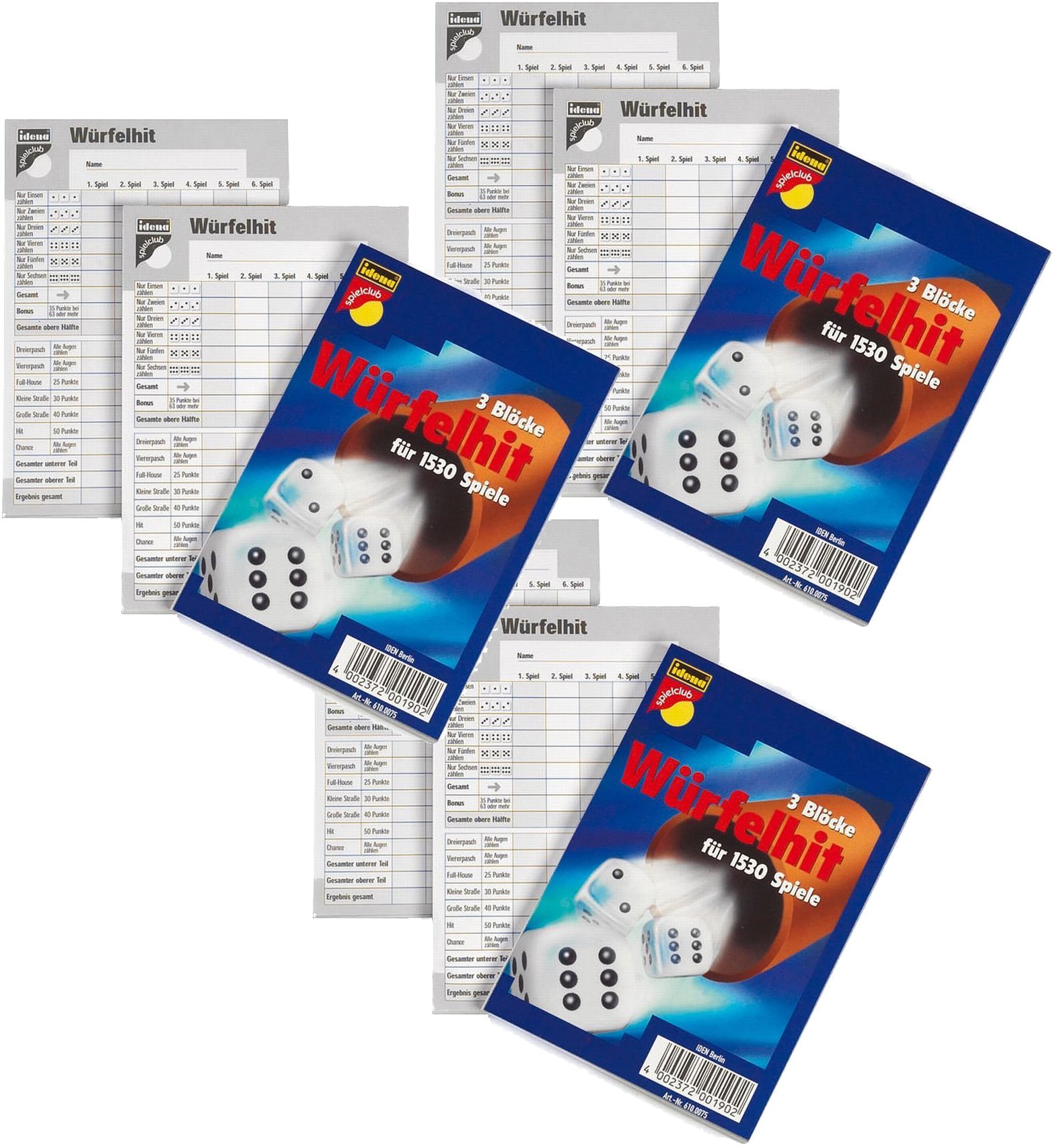 Idena 6100075 – Cube hit 3 Blocks (3 x 3 Blocks)