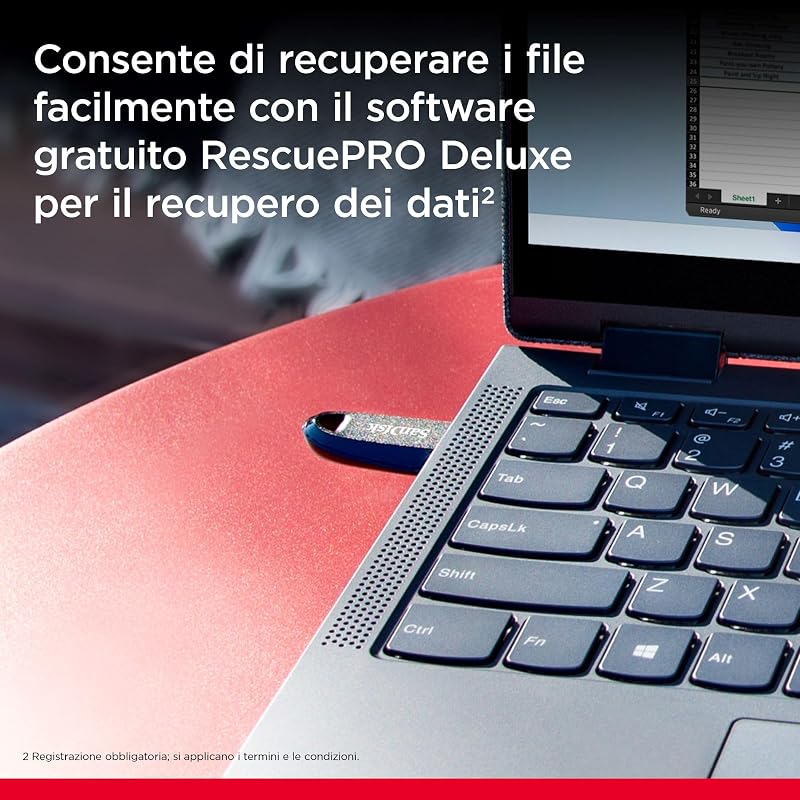 128BG Ultra Curve Unità flash USB 3.2 fino a 100 MB/s - Nero