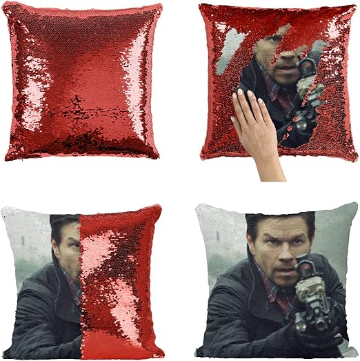 Amazon Com Mark Wahlberg Mile 22 Scene Ma0228 Sequins 16x16