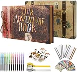 Vienrose Our Adventure Book Scrapbook Album 40 Pages DIY Memory Travel Journal view 1