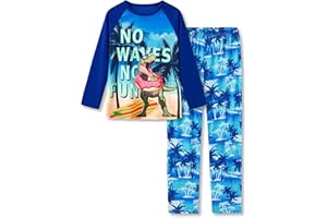 Beezizac Pajamas for Boys Game/Ninja/Dinosaur Long Sleeve & Pants PJ Size 6-18
