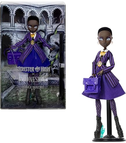 Amazon.com: Monster High Wednesday Doll and Accessories, Enid