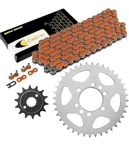 Amazon.com: Caltric Green Drive Chain And Sprockets Kit Compatible