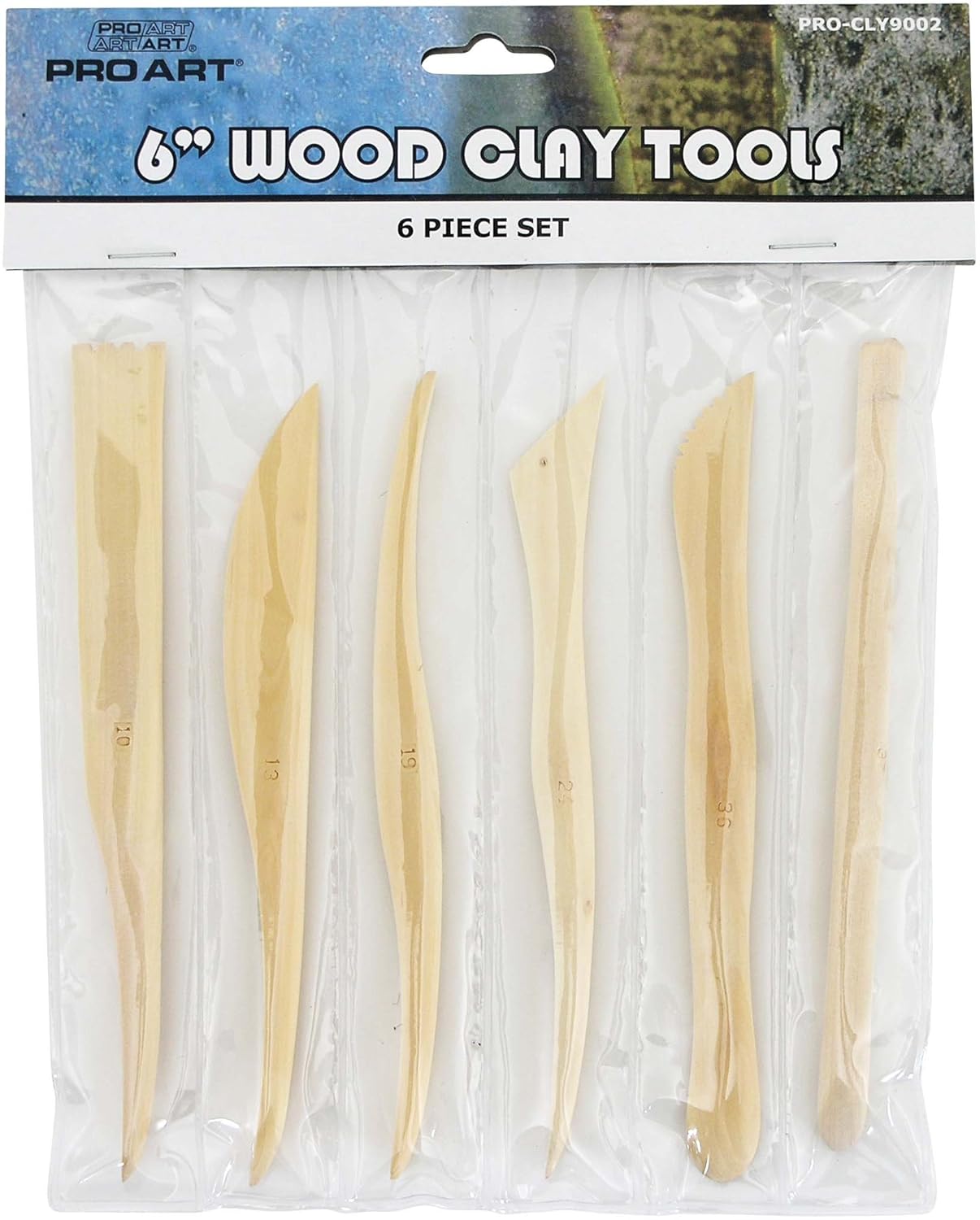 Modeling Tools Home Pro Art 5Piece Wood Potters Ribs Tool Set