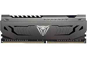 Patriot Viper Steel DDR4 RAM 8GB (1X8GB) 3200MHz CL16 Desktop Memory | Voltage: 1.35v; Supports Intel XMP; Module type: UDIMM