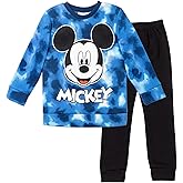 Disney Mickey Mouse Sweatshirt and Pants Set Infant to Little Kid Sizes (12 Months - 7-8)