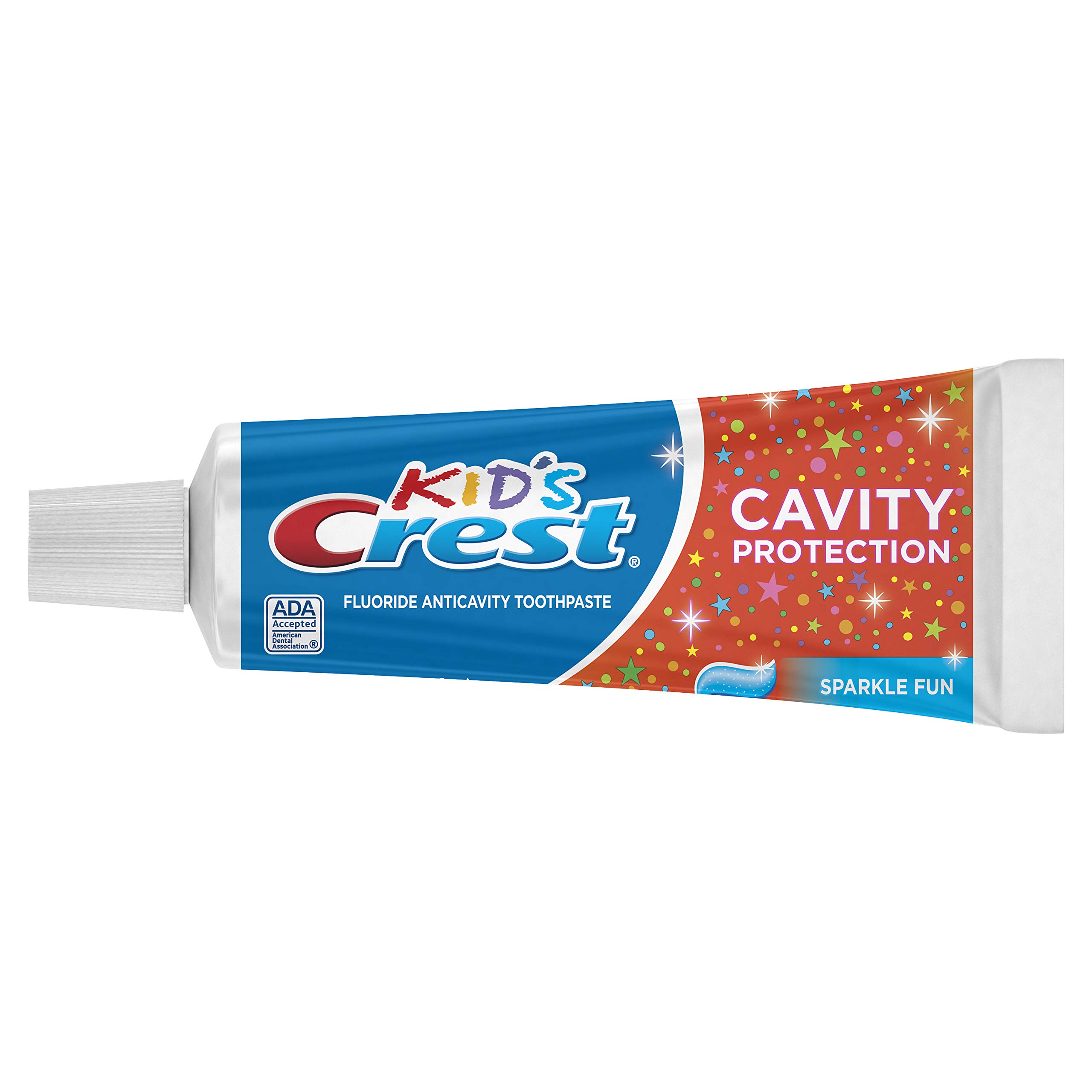 Crest Kid's Cavity Protection Toothpaste, Crest Kids Toothpaste, For Children And Toddlers 2+, Sparkle Fun, 4.6 Oz (Pack of 3), Toothpaste For Kids, Packaging may vary