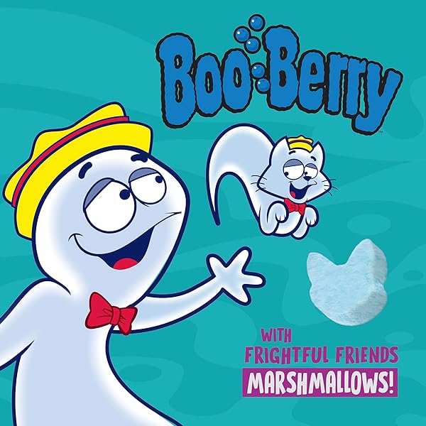 BOO BERRY CEREAL WITH MONSTER MARSHMALLOWS, KIDS BREAKFAST CEREAL, LIMITED EDITION, MADE WITH WHOLE GRAIN, FAMILY SIZE, 16 OZ
