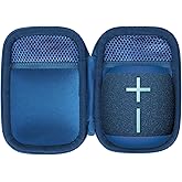 Lebakort Storage Case Compatible with Ultimate Ears UE WONDERBOOM 4 3 2 Portable Waterproof Speaker (Blue Case)