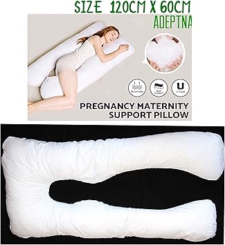 Adeptna New U Shape Maternity Pregnancy Body Pillow With Luxurious