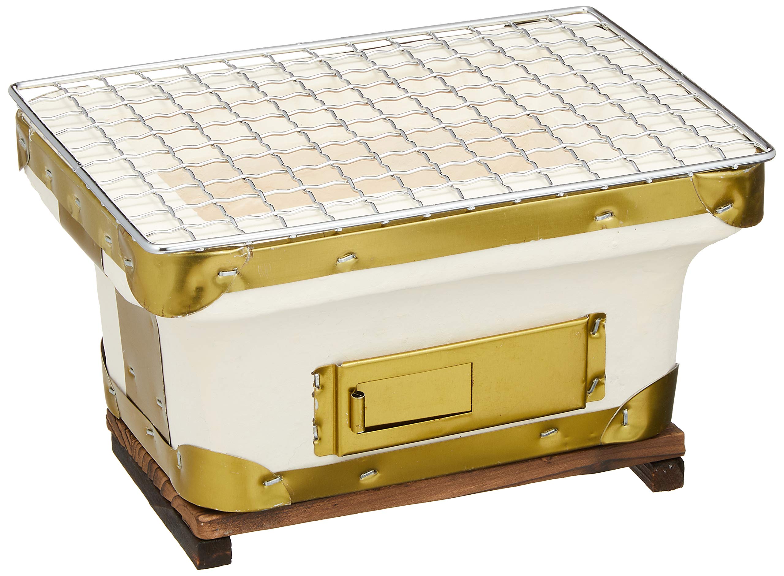 BUNDOK(バンドック)俺用 七輪 角 BD-384 【1人用】 バーベキュー ホワイト商品画像