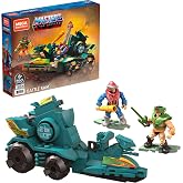 MEGA Construx Masters of The Universe Building Toys Set, Battle Ram and Sky Sled with 188 Pieces, 2 Micro Action Figures, for Kids
