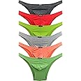 IKINGSKY Men's Cheeky Underwear Mens Bikini Panties Sexy Branzilian Back Briefs