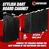 Ruthless Home Darts Centre Gorilla Cabinet Dartboard 2 Sets of Darts view 4