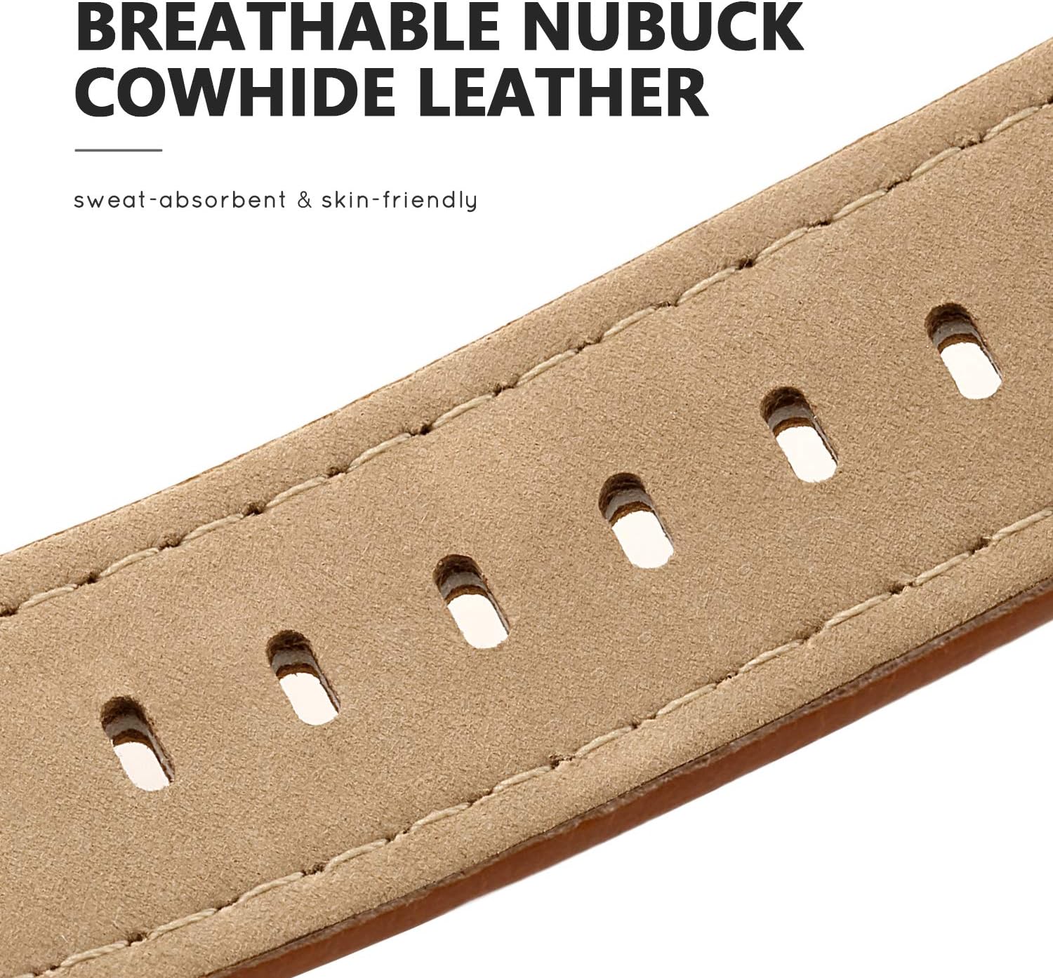 SWEES Leather Strap Compatible for iWatch Band 38mm 40mm - Image 5