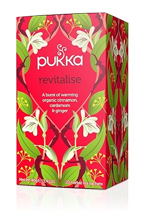 Pukka Revitalise té de hierbas Canela Cardamom & Ginger – -20 ...