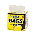 Kimberly-Clark Scott 39364 Pro-Grade Disposable Rags, White (Box of 200)
