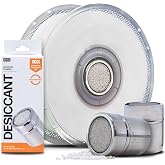 Filament Drying Desiccant (2 Pack) by Slice Engineering | 10X More Powerful Than Silica Gel | Infinitely Rechargeable | Prevent Wet Filament | Fits Perfectly Inside Spools | Made in The USA
