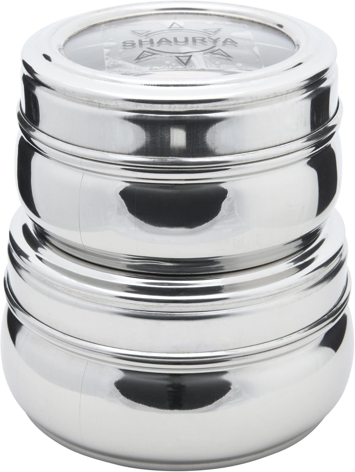 Stainless Steel Food Storage Containers With Glass See Through Lid