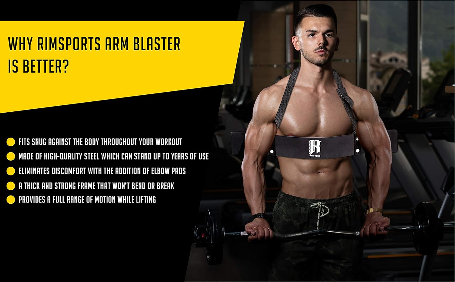 Arm Blaster For Biceps and Triceps Weight Lifting Equipment For Dumbbells and Barbells Curl Support Ideal Bicep Blaster For Muscle Gains Arm curl Blaster For Bodybuilding & Weight lifting(Black) : Sports & Outdoors