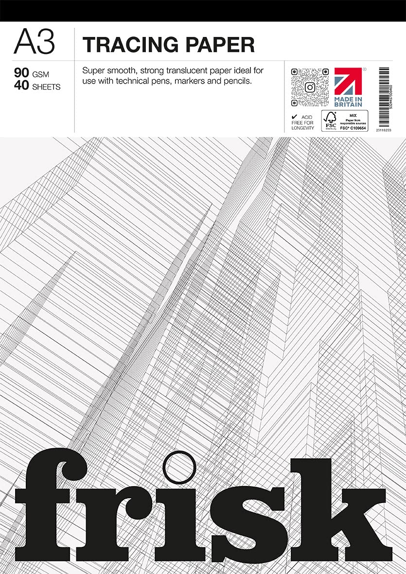 Frisk Tracing Paper Pad A3 90gsm