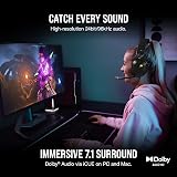 Corsair HS80 RGB USB Gaming Headset Dolby 7.1 Surround iCUE PC Black view 2