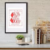 Fabian Clarke London A1 Modern Black Wooden Frame with White Mount view 4