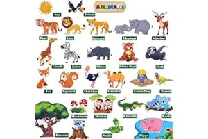 Craftstory Animals Felt Board Stories for Toddlers, Felt Animals Figures Toys Arts and Crafts Sensory Gifts for Classroom Storytelling School Daycare Supplies (Jungle)
