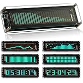 Nobsound AK2515 Pro Audio Spectrum Analyzer with VFD Display, MIC Input & Advanced AGC - Precise Sound Level Meter for Musici