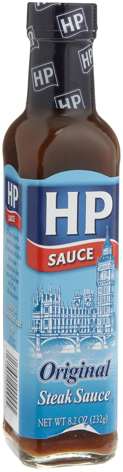 Amazon Com Hp House Of Parliament Steak Sauce 8 2 Ounce Glass Bottles Pack Of 12 Meat Seasonings Grocery Gourmet Food