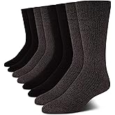 Calvin Klein Men's Cotton Blend Dress Crew Socks (8-Pack)