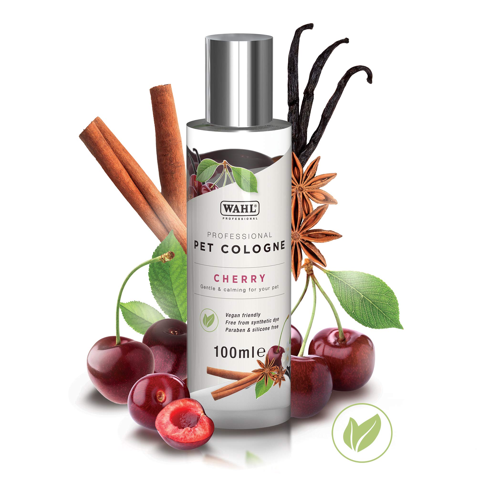 Wahl Dog Perfume Spray, dog deodoriser spray / dog cologne - cherry 100ml