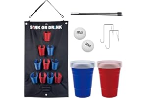 Waboba Sink or Drink - Pong Without a Table - Party Game Set - for 21st Birthday Parties, Dorm Rooms, Graduation Gifts, & Tai