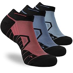 Hylaea No Show Socks with Cushion for Running