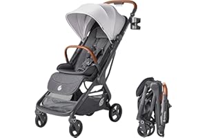 Ergobaby Metro 3 Deluxe Baby Stroller for Newborns, Infants, and Toddlers | Pearl Grey