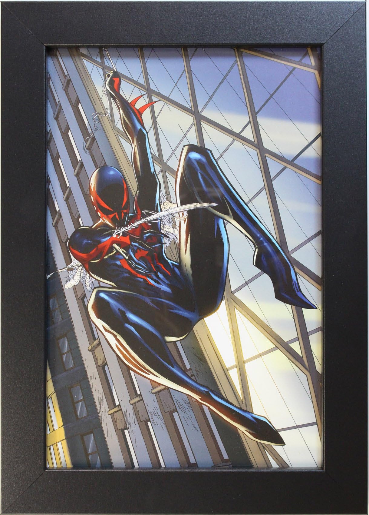 SPIDER-MAN 2099 (VARIANT) ~ 8" X 12" ART PRINT (FRAMED) by J. SCOTT CAMPBELL