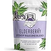 Fermentaholics | USDA Organic Dried Elderberry Syrup Making Blend - | Easily Make Your Own Elderberry Syrup or Tea! | All Natural Free of Chemicals |