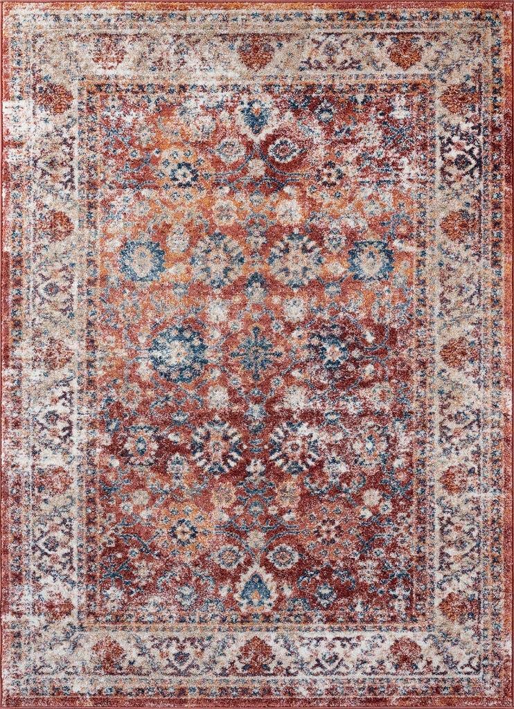 Luxe Weavers Rust Oriental 8x10 Area Rug 7159 LAVORIST