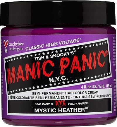 Manic Panic High Voltage Mystic Heather Orchid Pink Cream Hair Dye 118ml