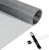 BRO Fly Mosquito Net 120x250cm High-Density DIY Mesh Screen Grey