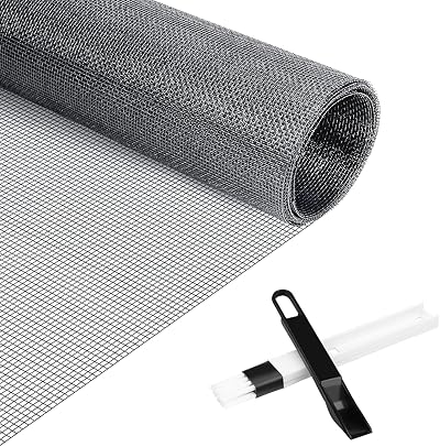 BRO Fly Mosquito Net 100x150cm DIY Insect Mesh Screen Grey