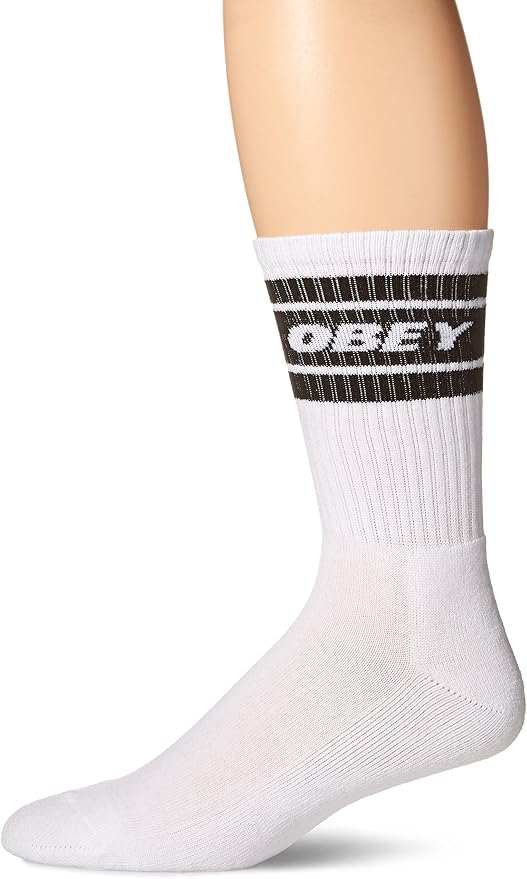 Obey Men's Cooper II Socks Casual, White/Black, One Size Amazon.co.uk