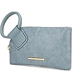 MKF Collection Wristlet Pouch Clutch Wallet for Women's Handbag, Small Purse Circular handle Purse Bag By Mia K