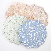Meri Meri Ditsy Floral Paper Plates (Pack of 12), Disposable Plates for Party, Ditsy Floral Plates Available as Paper Dinner Plates & Side Plates with Wavy Edges